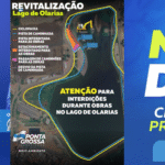 Lago de Olarias passa por reforma