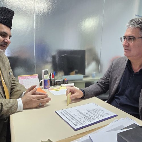 Kuller se encontra com presidente da comunidade islã no Brasil