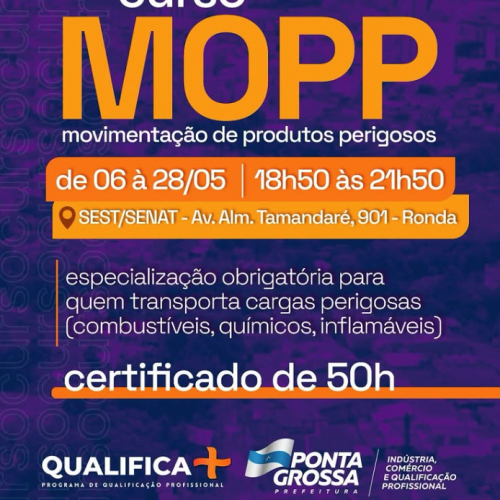Ponta Grossa avança na qualificação profissional