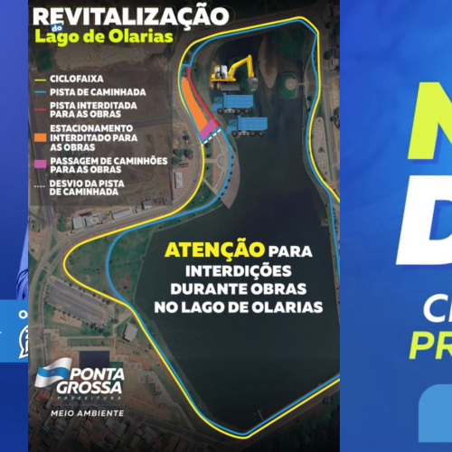 Lago de Olarias passa por reforma