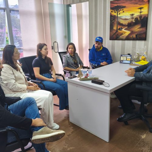 Küller se encontra com os organizadores do Saúde Conecta