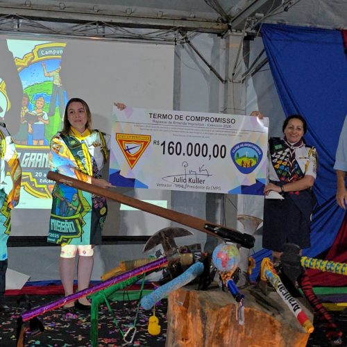 Ponta Grossa é a primeira cidade do Paraná a fazer repasse ao Clube dos Desbravadores e Aventureiros Sul