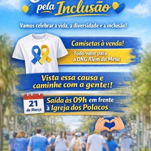 Caminha pela Inclusão ocorre sábado em Ponta Grossa