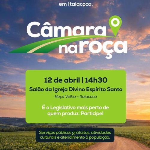 Câmara na roça é realizada em Itaiacoca